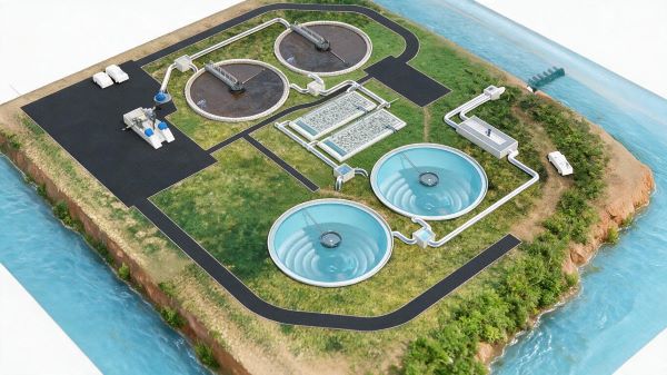 邓州污水处理三维动画制作 | 污水厂工艺演示动画 | 环保净水宣传片定制 | 环保宣传片制作